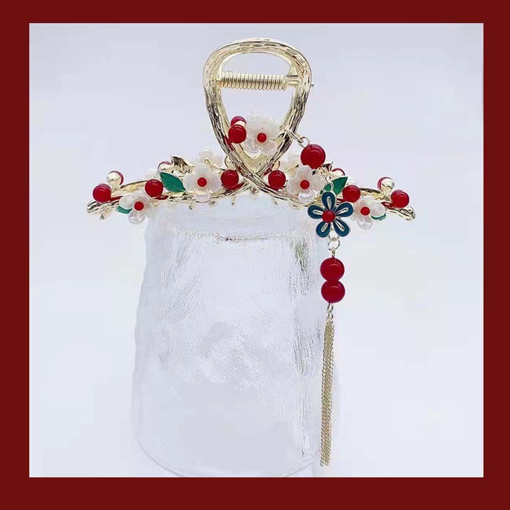 Kẹp Tóc Hình Vỏ Sò / Bông Hoa Đơn Giản Ngọt Ngào Cho Nữ