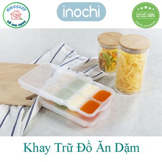 Khay Trữ Đông Đồ Ăn Dặm Amori Cho Bé Yêu, Khay Đựng Đồ Ăn Dặm Cao Cấp Inochi