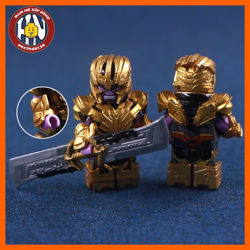 Đồ Chơi Xếp Hình - Lắp Ráp Nhân Vật Thanos - Marvel - Wm788 - Suit Các Loại - Ảnh Thật !