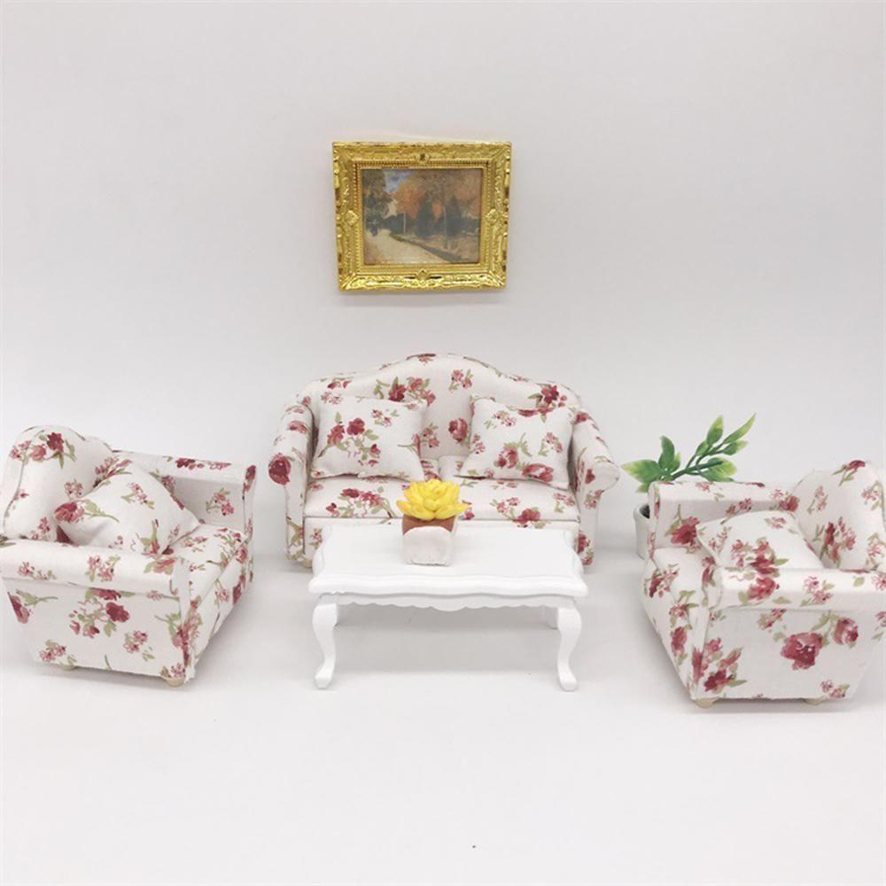 RAINBOW Tranh Sơn Dầu Mini Phong Cách Vintage Dùng Để Trang Trí Nhà Búp Bê