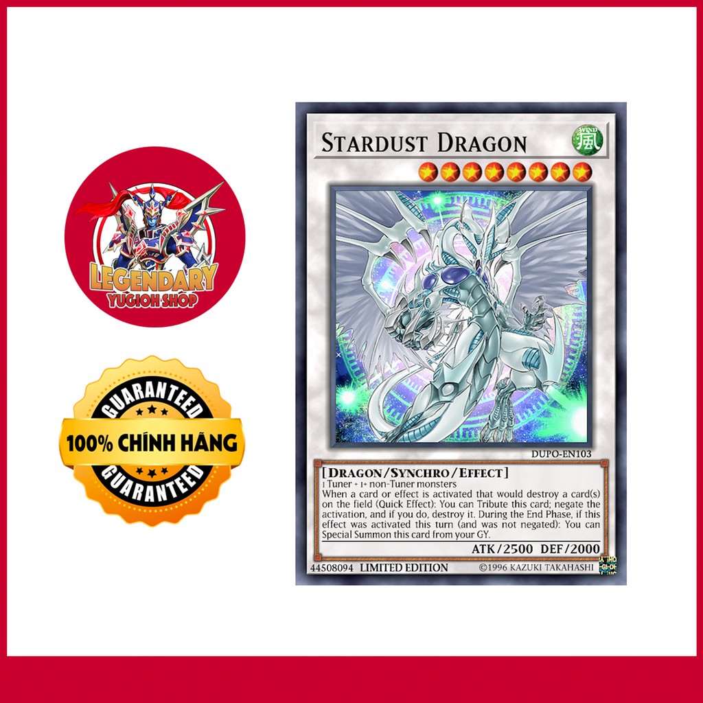 EN]Thẻ Bài Yugioh Chính Hãng] Stardust Dragon - Alternate Art