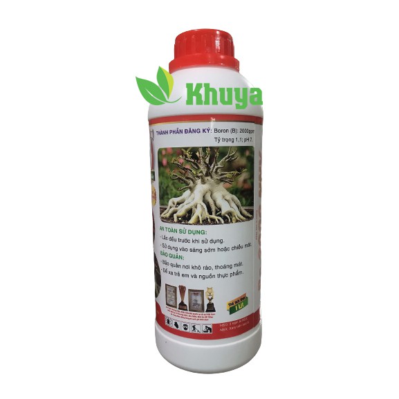 Phân bón lá Max Root To Củ Hoa Kiểng chai 1 lít Cứng Củ - Mập Củ - Hạn chế thối Củ