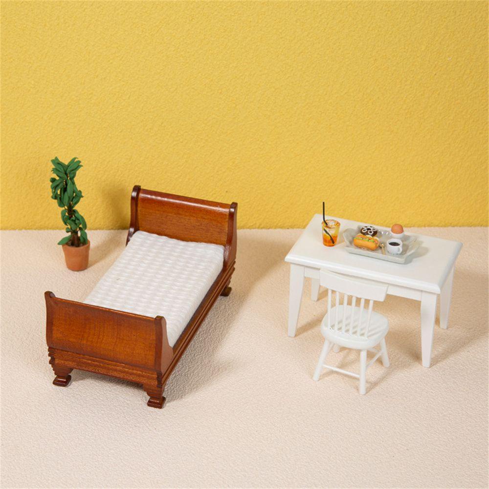 Mô Hình Giường Ngủ Đồ Chơi Mini Phong Cách Châu Âu Dành Cho Trang Trí Tiểu Cảnh