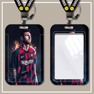 Ví Đựng Thẻ Xe Buýt Kèm Dây Đeo Dài In Hình Ngôi Sao Bóng Đá Messi