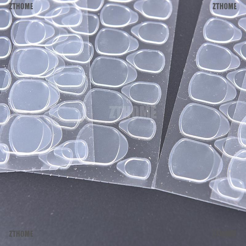 Kj♠ Bộ 10 Móng Tay Giả Trong Suốt Tự Dính