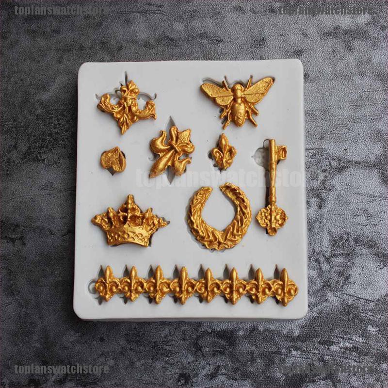Khuôn Silicone Làm Bánh Hình Khung Ren Kiểu Vintage