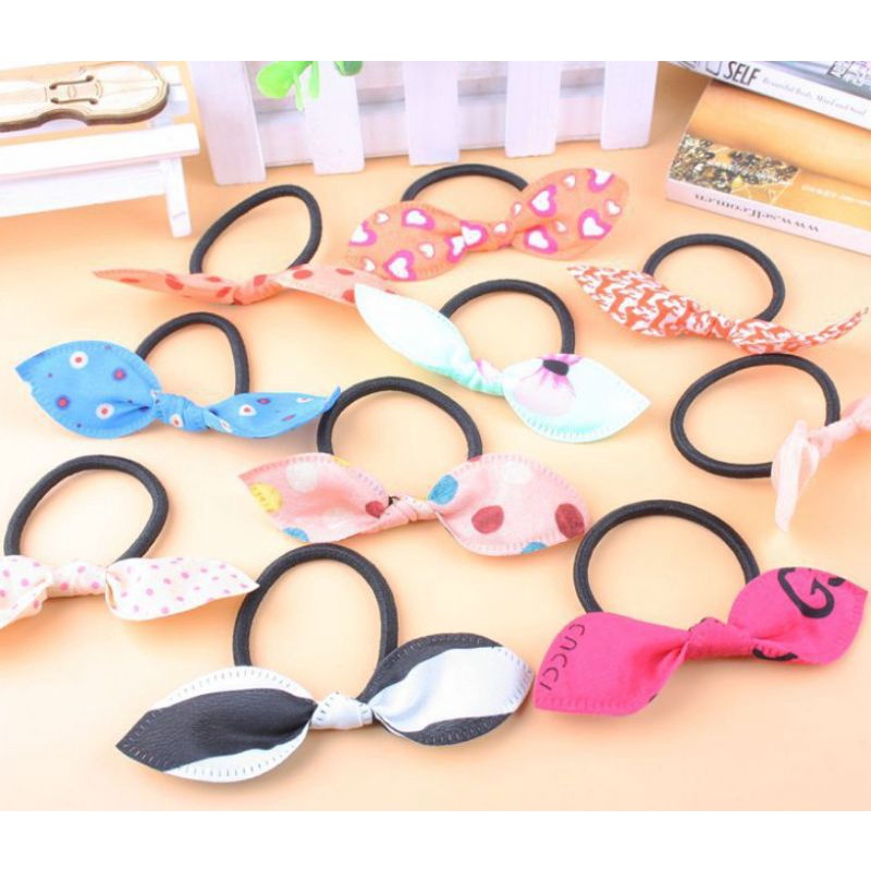 combo 10 cột tóc nơ rất dễ thương đủ màu