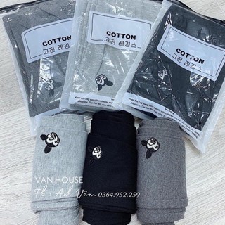 Xả 2 quần legging tăm micky cho nữ