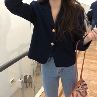 Áo blazer ngắn freesize