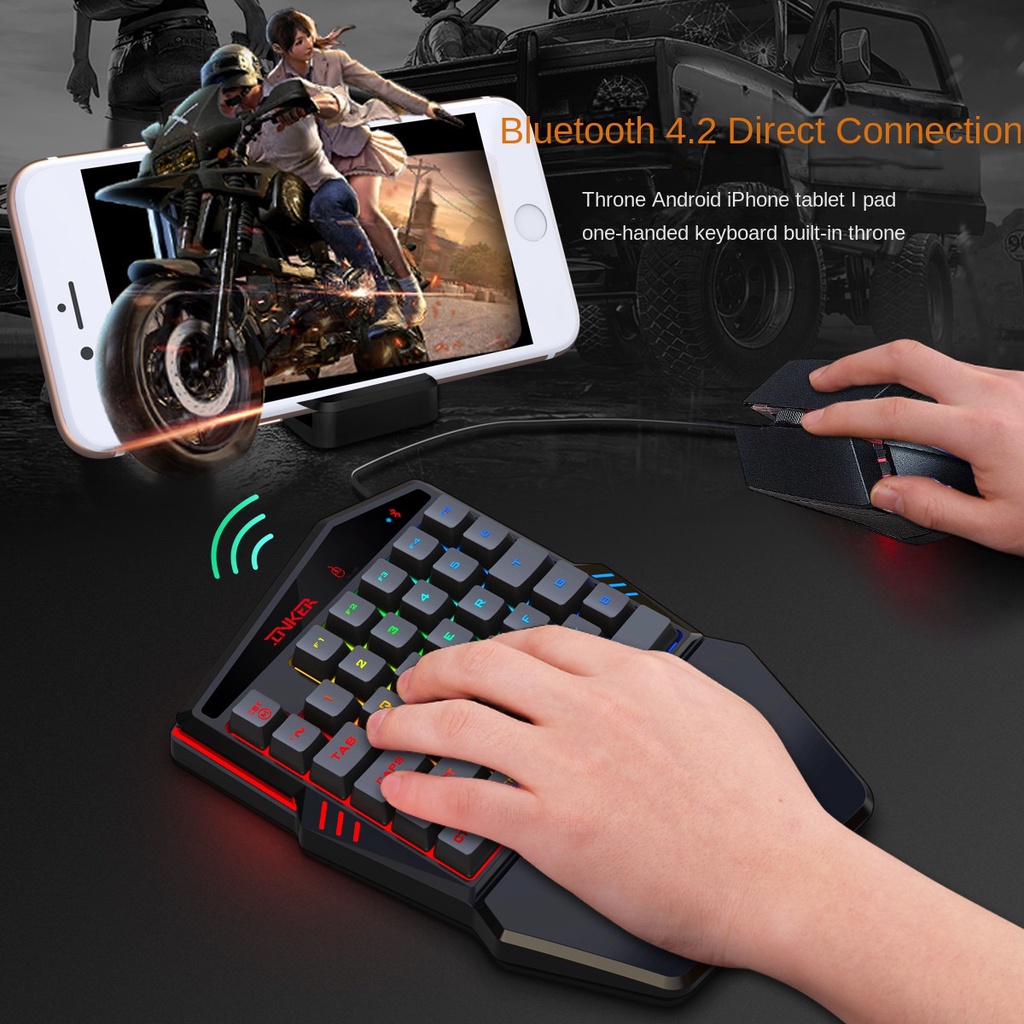 Bộ Bàn Phím Và Chuột Bluetooth Không Dây K99 Dùng Chơi game Trên Điện Thoại Di Động
