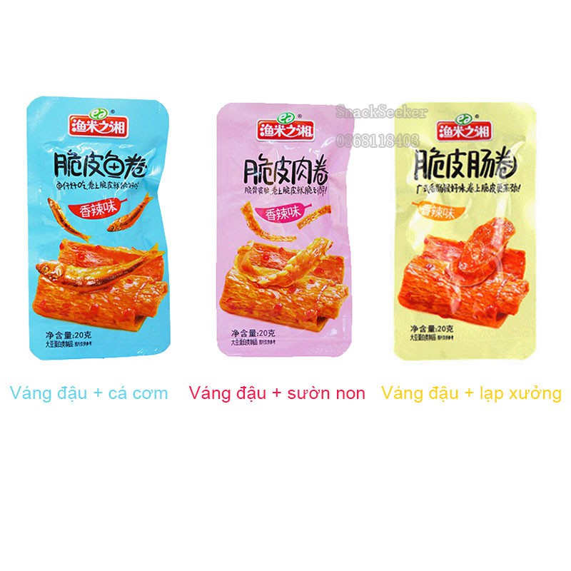 Đậu Phụ cay cuộn Sườn Sụn siêu ngon - Đồ Ăn Vặt Trung Quốc - Snackseeker | BigBuy360 - bigbuy360.vn
