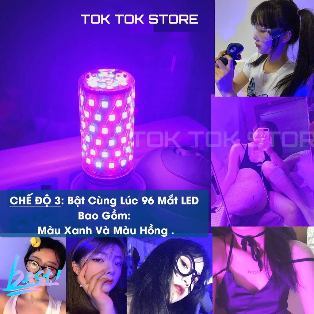 Đèn LED tiktok đổi màu 3 trong 1 đèn led toktok cực đẹp bền xịn