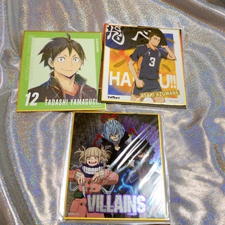 Haikyuu mha shikishi yamaguchi asahi villan