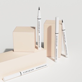Bút dạ kẻ mắt Karadium Waterproof Brush Liner Black Eyeliner
