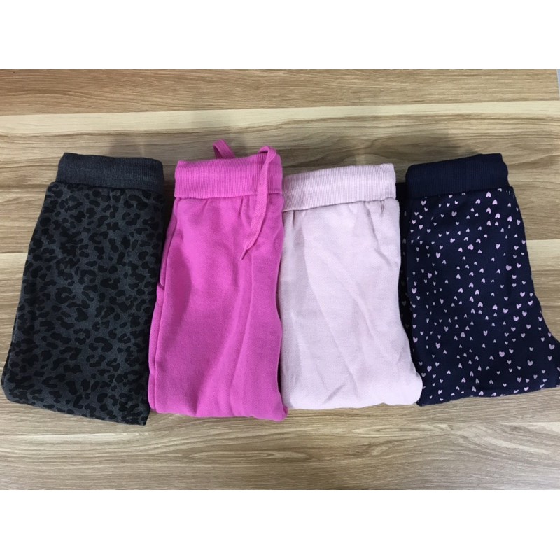 Quần nỉ bé gái xuất dư lót lông