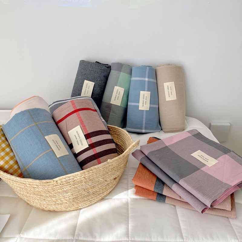 Ga gối cotton nhật, Chất liệt cotton nhật mềm mịn thoáng mát thấm hút tốt an toàn cho làn da sẵn hàng