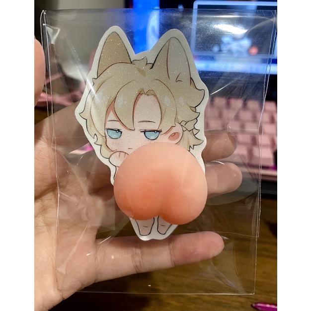 Hình dán Genshin Impact mông đào