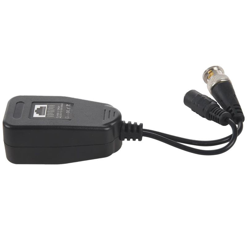 1 Cặp Cáp Chuyển Đổi Hd-Cvi / Tpi / Ahd Video Balun Với Cổng Nguồn Rj45 Cat5