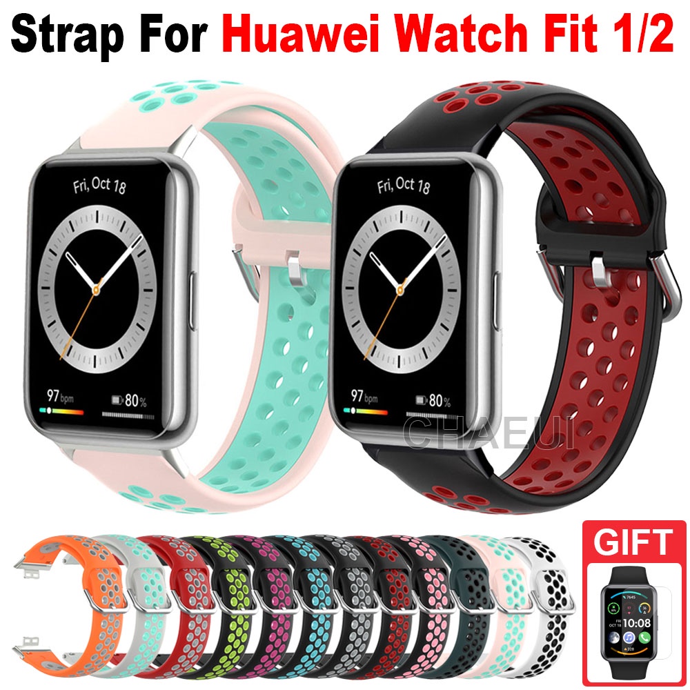 Dây Đeo Silicone Cho Đồng Hồ Thông Minh Huawei Watch Fit 2/1