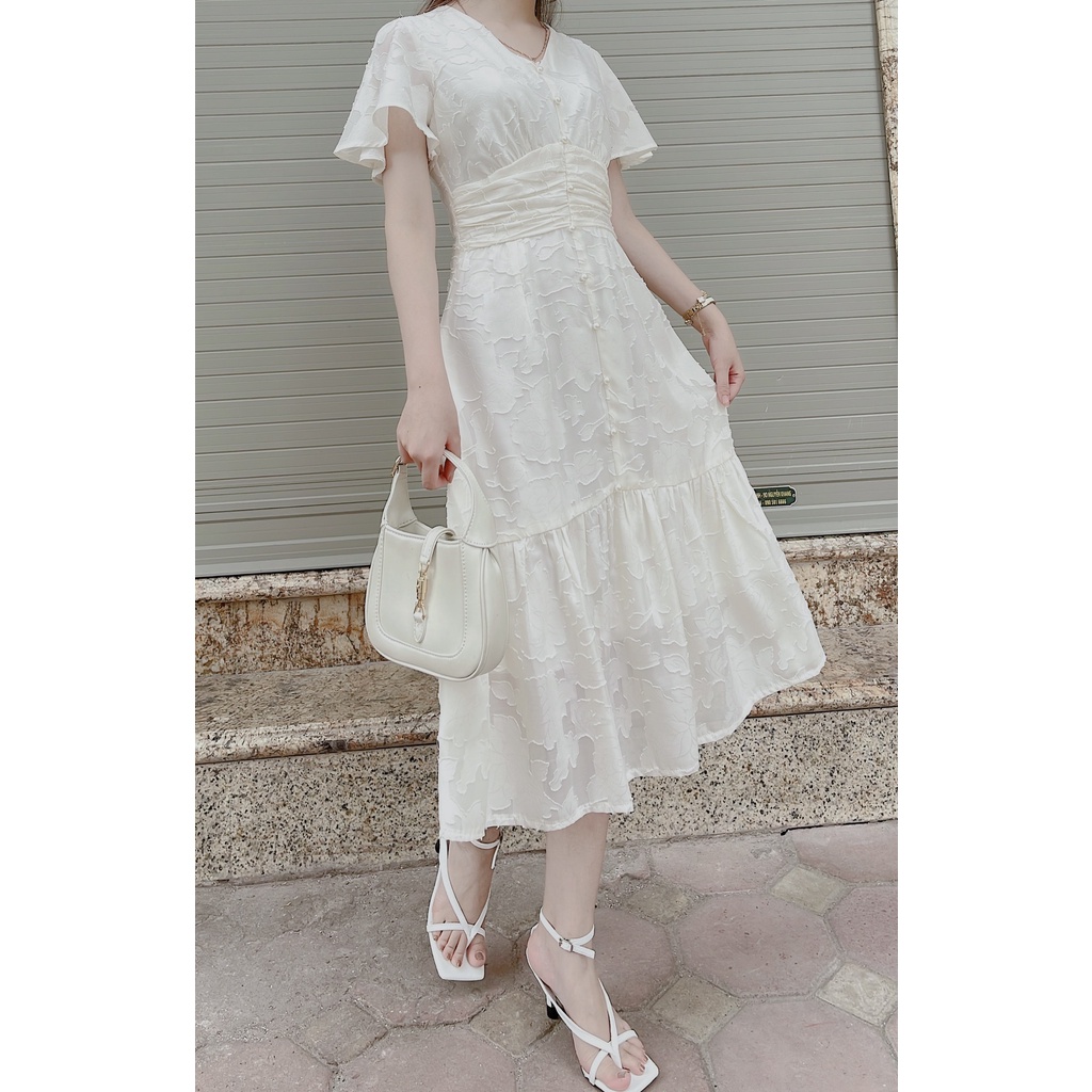 Váy CRUSH TAY CÁNH TIÊN tiểu thư có cl