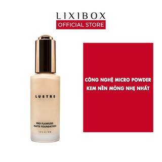 Kem nền cao cấp Lustre Pro Matte Flawless Foundation SPF 22 PA++ - ( 31ml)