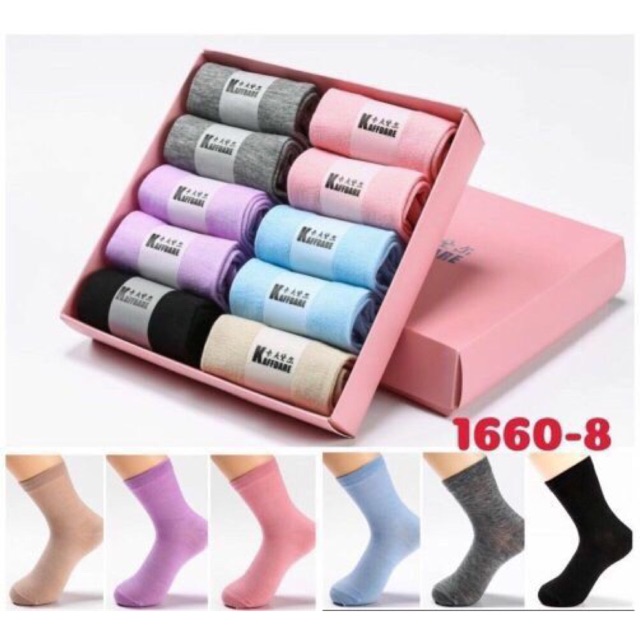 Tất hộp nữ - set 10 đôi