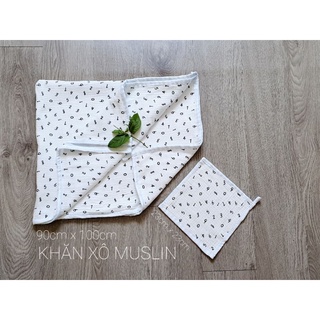 khăn tắm xô muslin