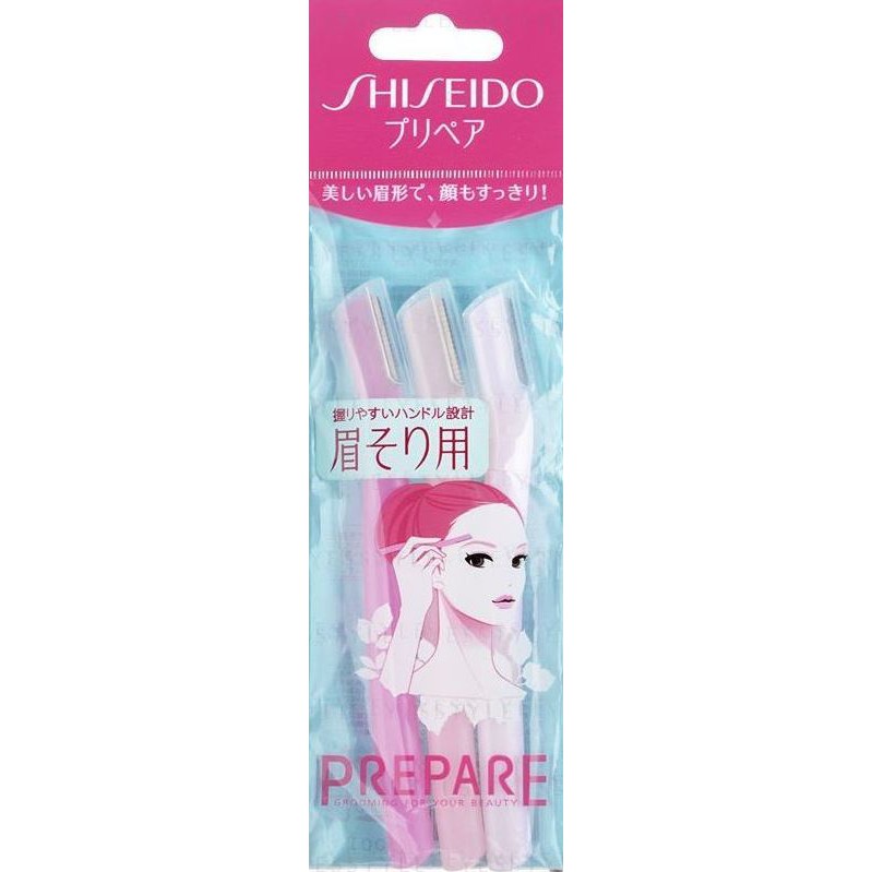 Gói 3 dao cạo lông mày của Shiseido Nhật Bản