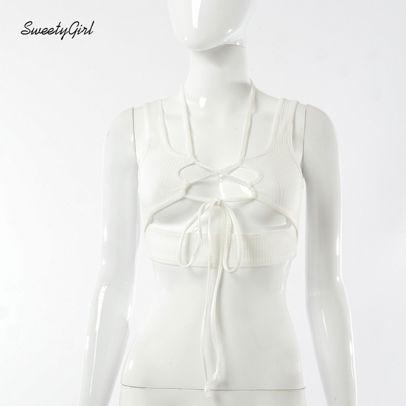 Áo Dây Nữ Cộc Tay Hở Eo Quyến Rũ