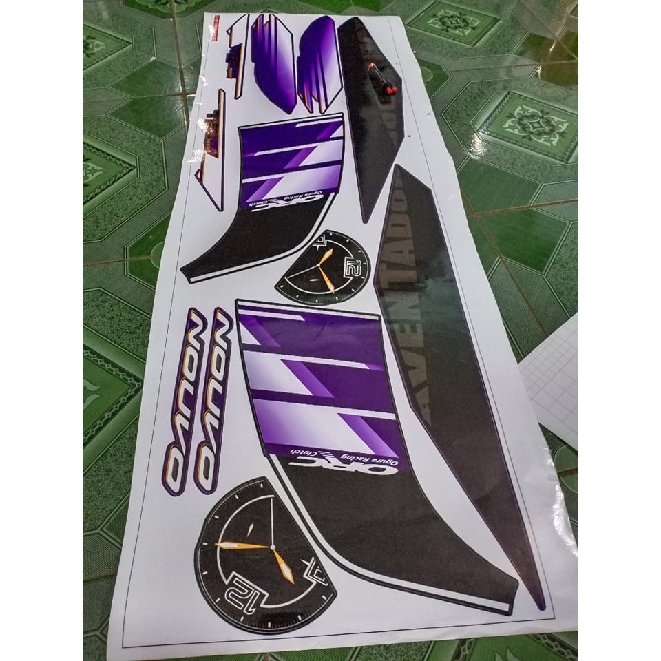 tem rời nouvo 6 tím trắng