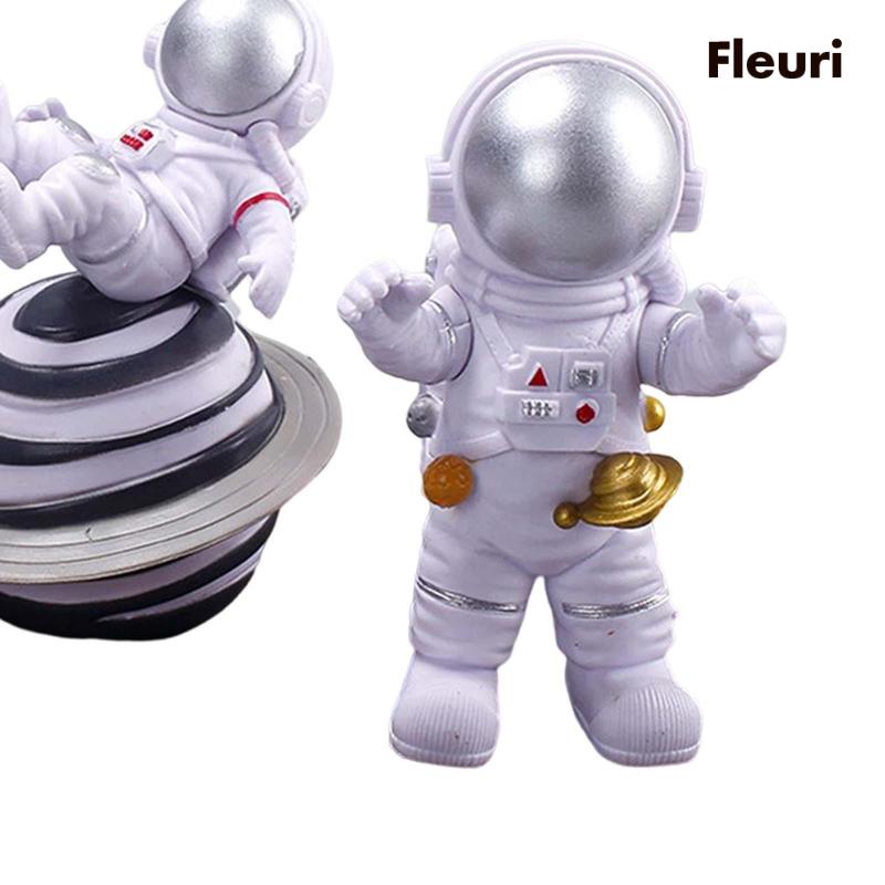 Set 3 Tượng Phi Hành Gia Bằng PVC Trang Trí Phòng Ngủ Cho Bé