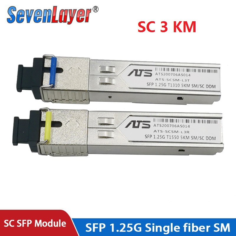Mô đun có công tắc 1 chế độ 1.25G SC BiDi 1310nm/1550nm WDM 5KM/20KM SFP DDM