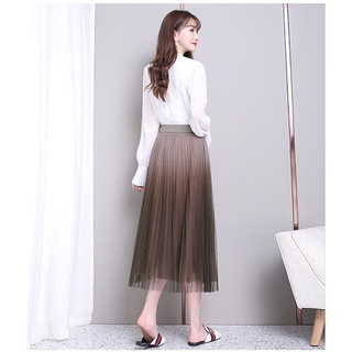 Chân Váy Loang Xếp Ly Dáng dài Cao Cấp Siêu Xinh Freeship, Chân Váy Dáng Dài Nhiều màu Xu Hướng Thời Trang QC 2021