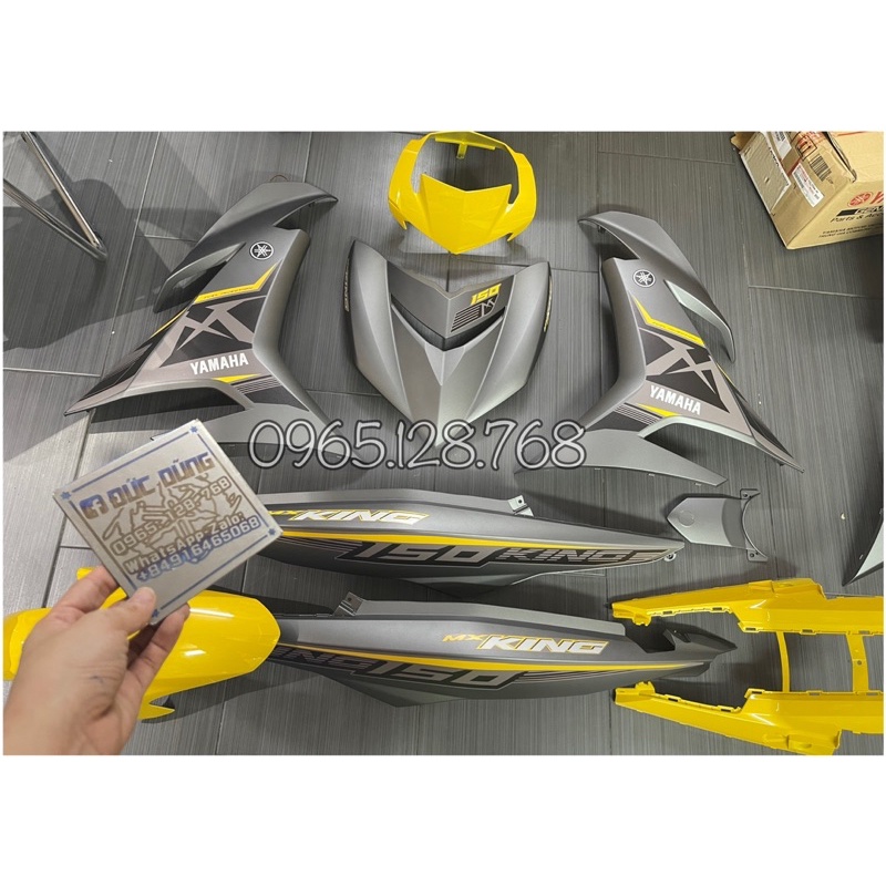 Dàn áo ex 150 xám nhám tem mxking tặng rời