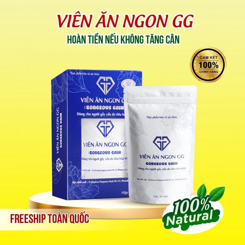 Viên ăn ngon GG giúp tăng cân , hỗ trợ cải thiện tiêu hoá