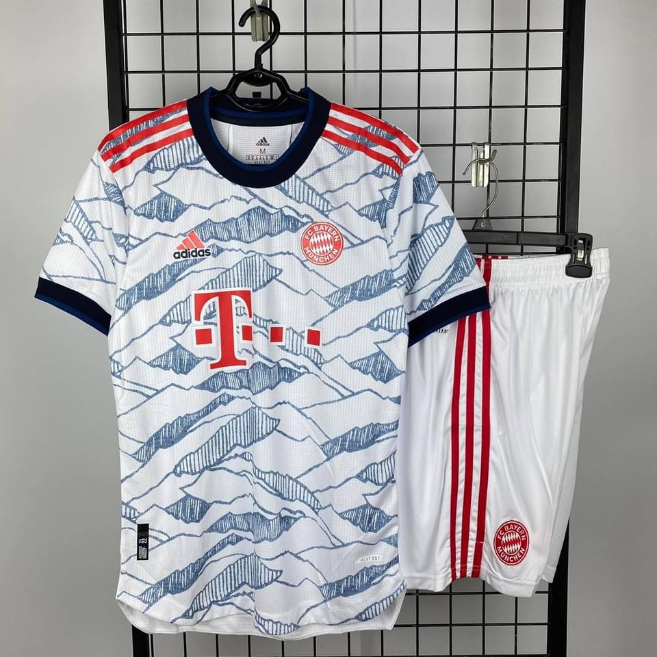 Áo Quần Bóng Đá Câu LẠC BỘ Bayern Munich - Chất Polyester - 2021 - Co Giãn 4 Chiều Nhiều mẫu Full logo