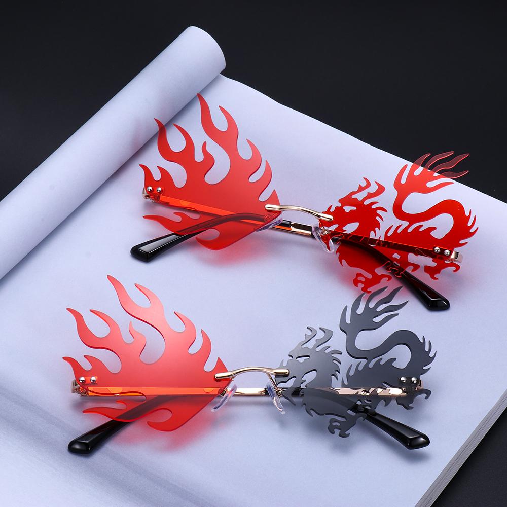 Kính Mát Không Gọng Hình Rồng Phượng Hoàng Cho Nam Và Nữ