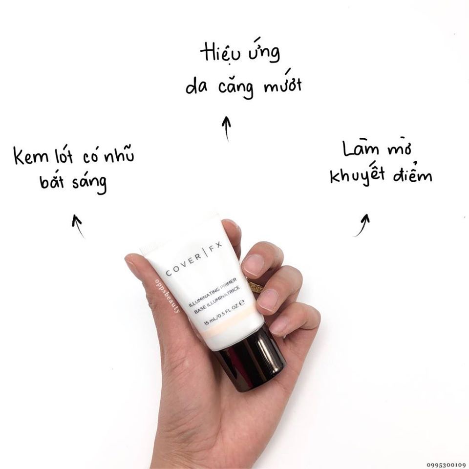 Kem lót cố định trang điểm bắt sáng COVER FX Illuminating Primer