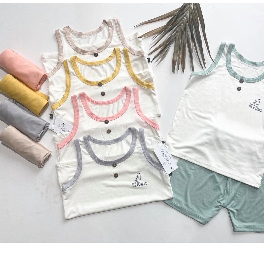 Bộ 3 Lỗ Thun Cotton Lạnh Mềm Mượt Mát Cho Bé (6-30kg)