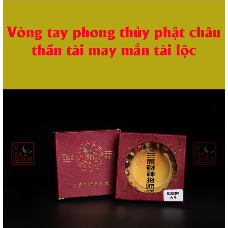 Vòng tay phong thủy thần tài nam nữ đẹp rẻ mang lại may mắn tài lộc giàu có - TÔ TÂM QUANG