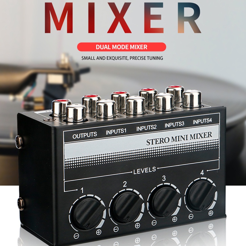 Máy Trộn Âm Thanh Nổi Mini zzz Không Cần Pin / Các Nguồn Khác Được Hoàn Thiện Độc Lập 100k Ohmic
