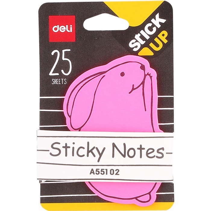 Giấy Note Hình Động Vật - Sticky Note DELI - A55102