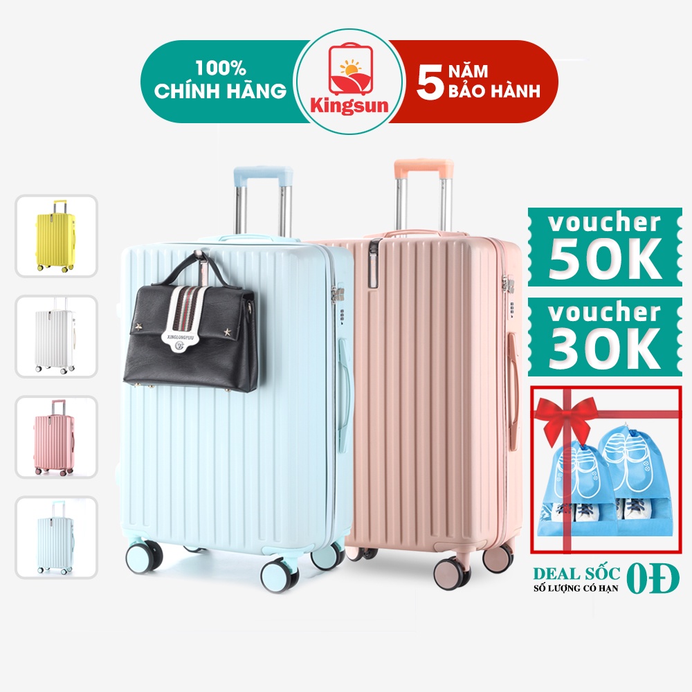 Vali kéo du lịch Kingsun Vali size 20/24/28inch bảo hành 5 năm 219/T01