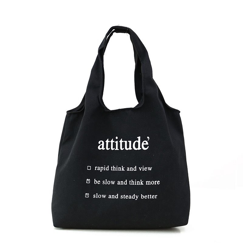 Túi Tote vải Attitude