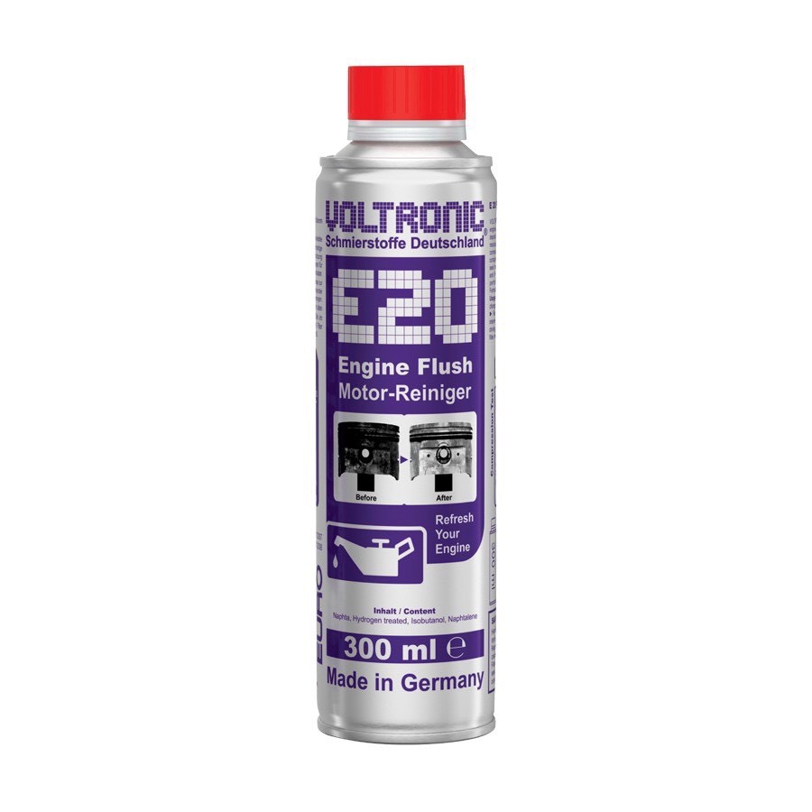 Phụ gia súc rửa động cơ Voltronic E20 Engine Flush 300ml chamsocxestore