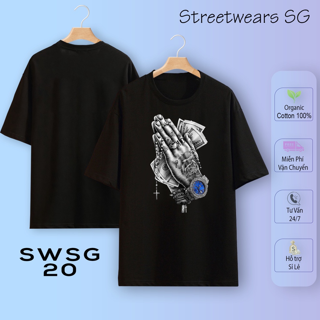 [Premium] Áo thun SWSG form âu mẫu 1-25, Vải Xịn - Streetwears SG - Link 1