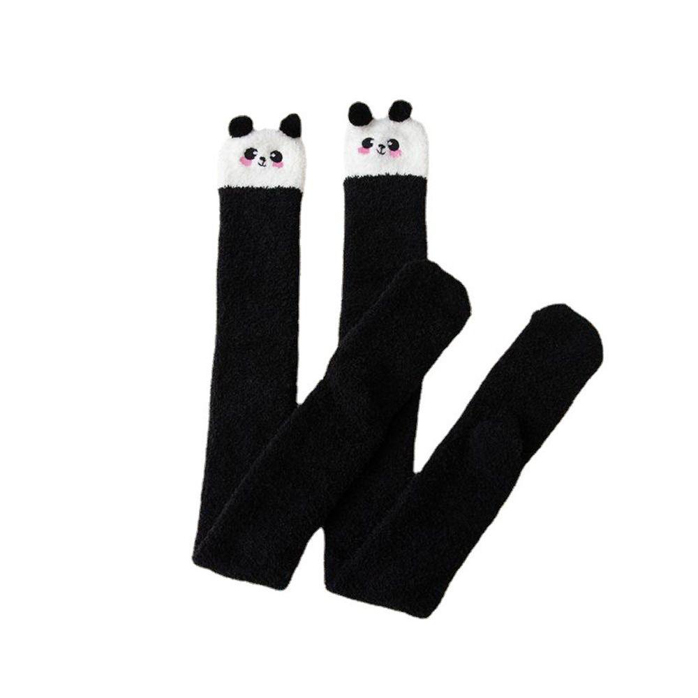 Kent1 Vớ Lông Cừu San Hô Hình Gấu Thời Trang Thu Đông Cho Nữ