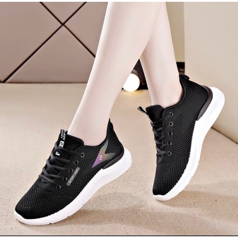 Giày thể thao nữ sport vải cao cấp đế cao 3p êm chân