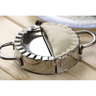 01 Khuôn làm bánh xếp/ sủi cảo inox 304 không gỉ cao cấp NHỎ đường kính 7.5 cm