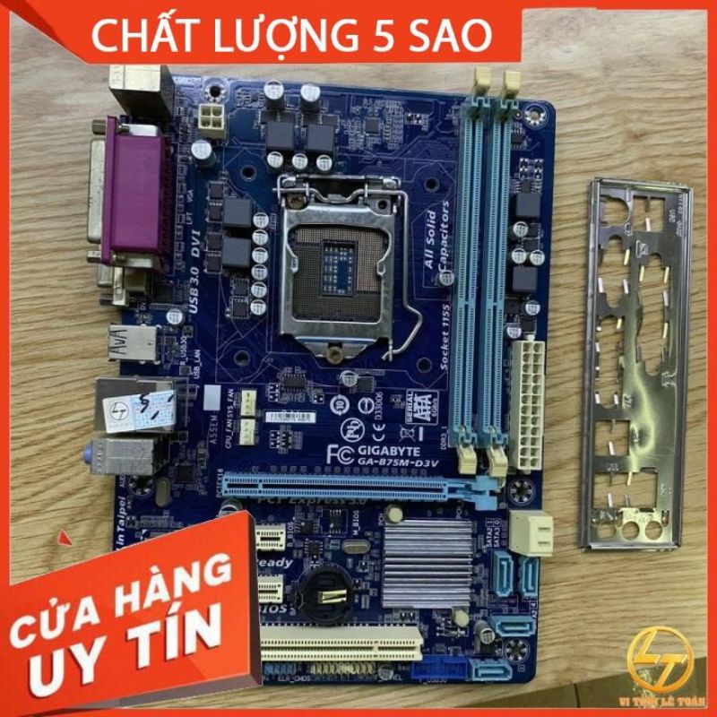 [Mã 155ELSALE giảm 7% đơn 300K] Main giga b75 đủ chặn giá rẻ như cho mời zô!!!!!! TẶNG KEO TẢN NHIỆT